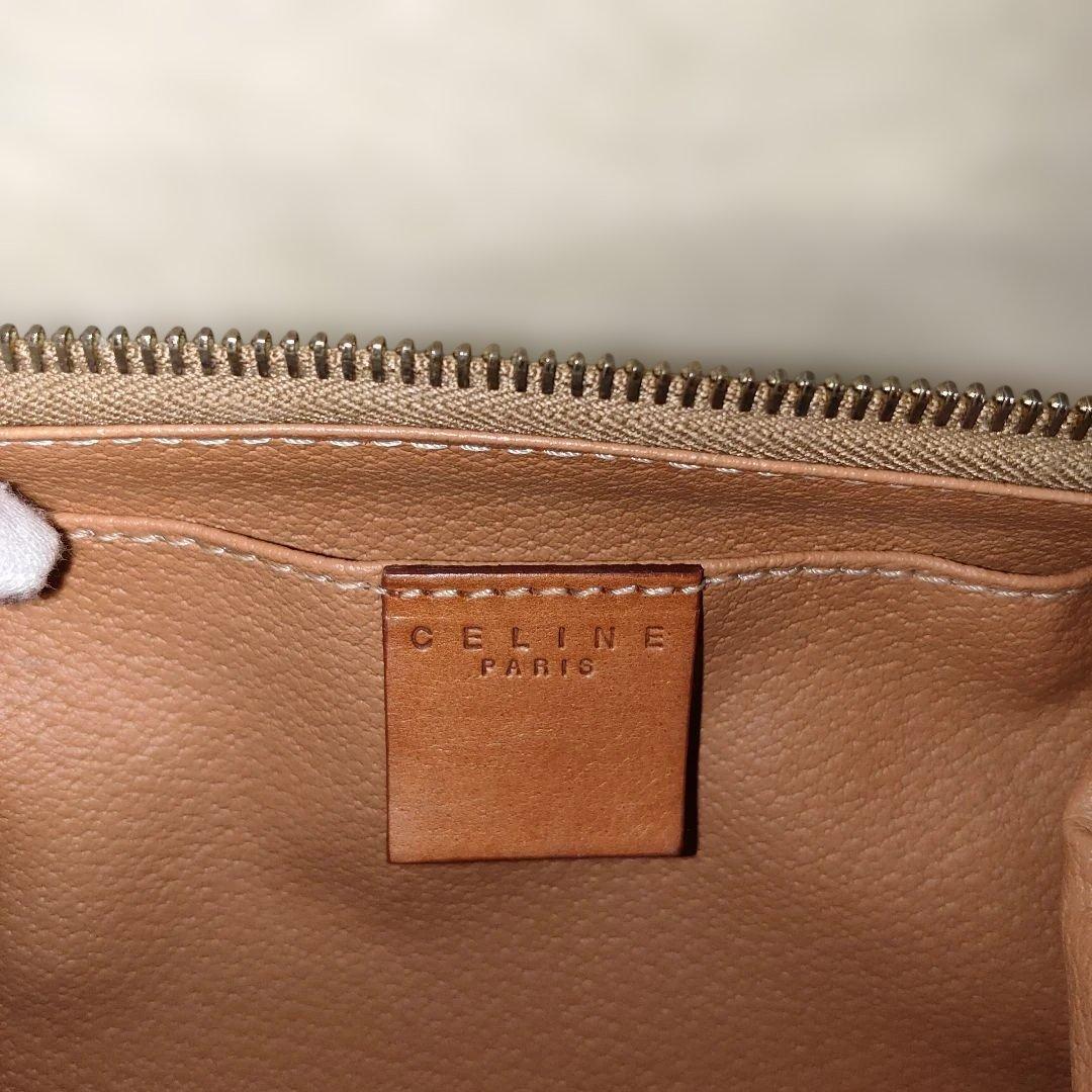美品 CELINE セリーヌ マカダム柄 ポーチ