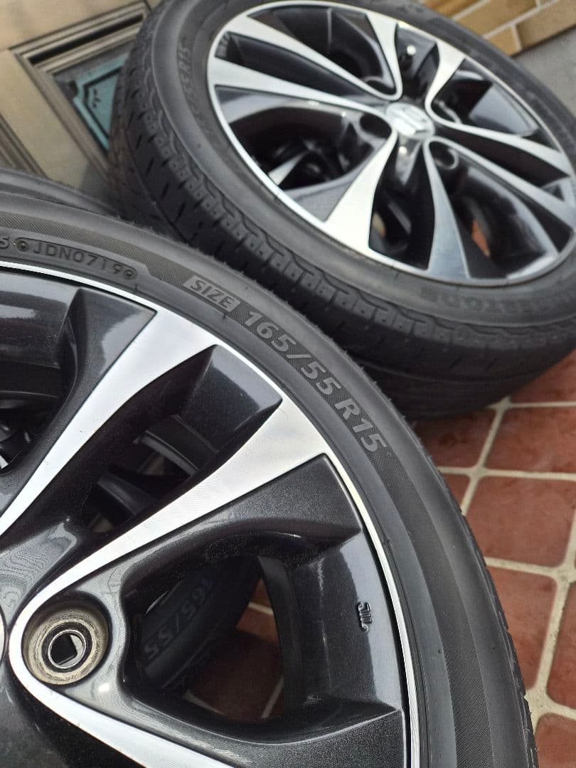 サマータイヤ&アルミホイール15インチ4本セット　送料込み