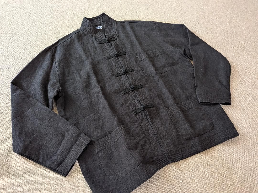 ファインクリーク シーワークス 長袖 チャイナ ジャケット ワーク シャツ 44