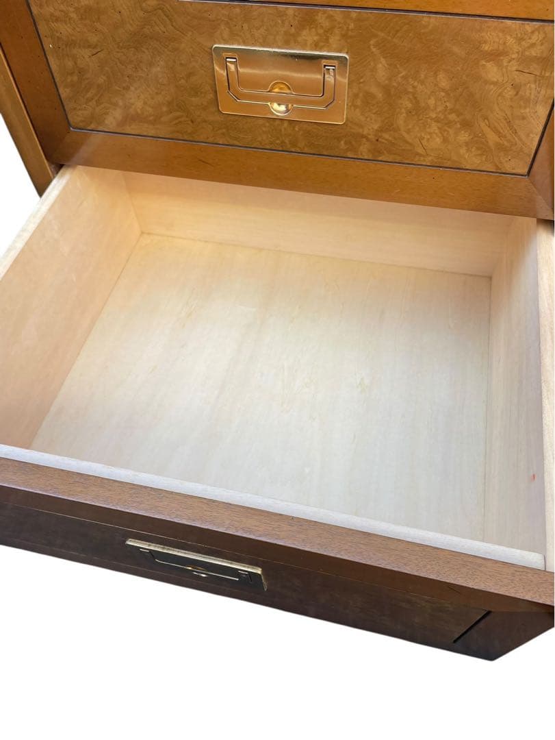 カリモク ドマーニ モーガントン オーク材 三段 チェスト キャビネット