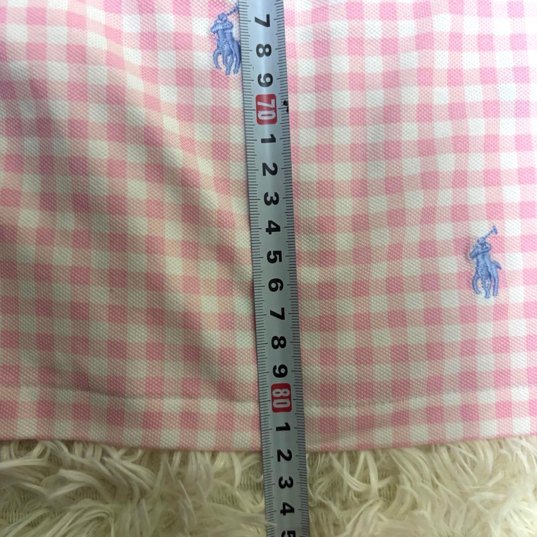 新品タグ付　ラルフローレン　160 XL ポロワンピース　ピンク