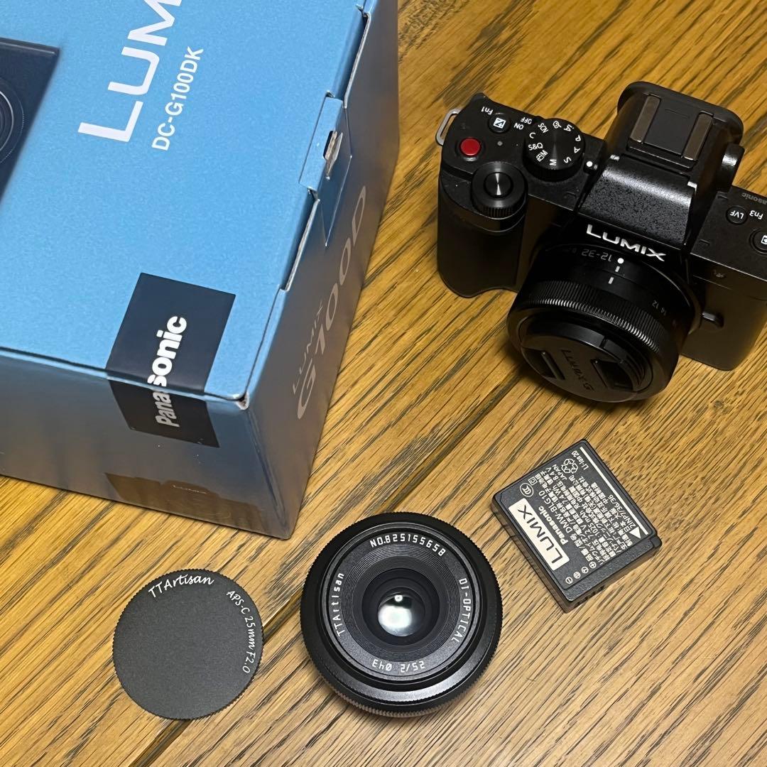 Panasonic LUMIX DC-G100D ミラーレスカメラ　【美品】