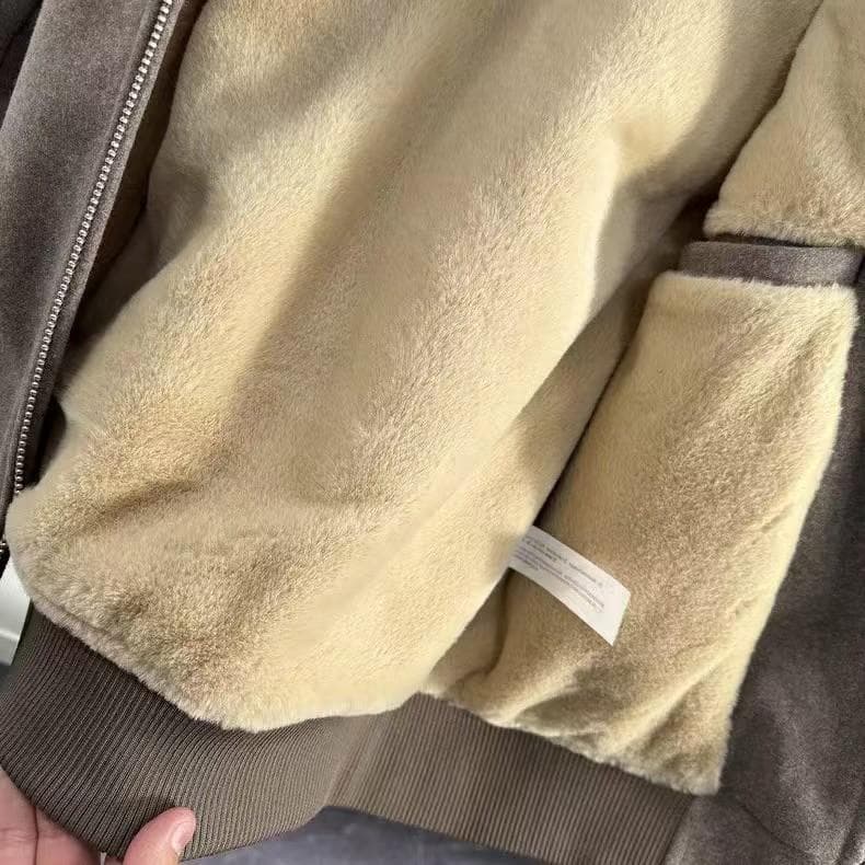 Loro Piana 2025冬季新作 男性用厚手羊毛飛行員ジャケット Mサ