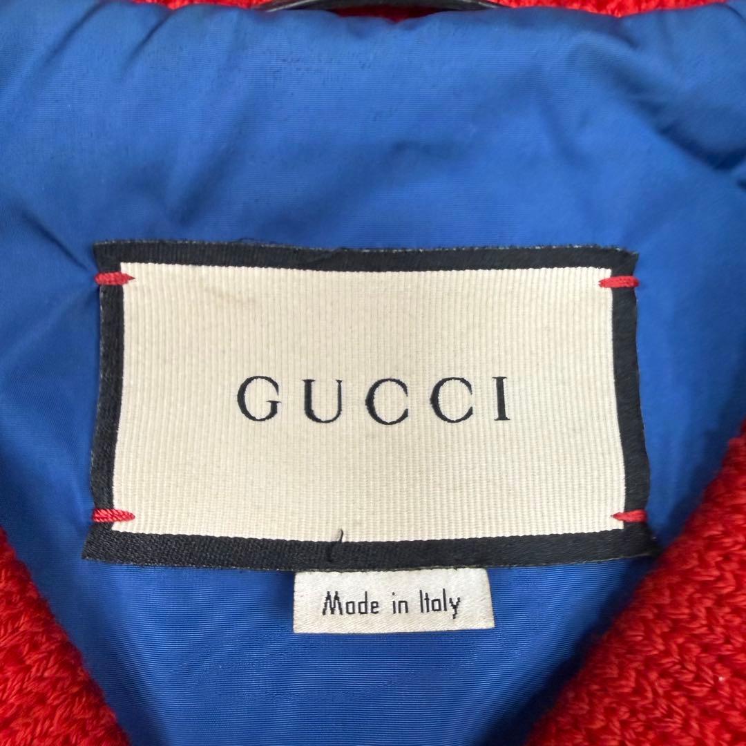 グッチ スタジャン レザージャケット ハリウッド ブルゾン メンズ 54 黒