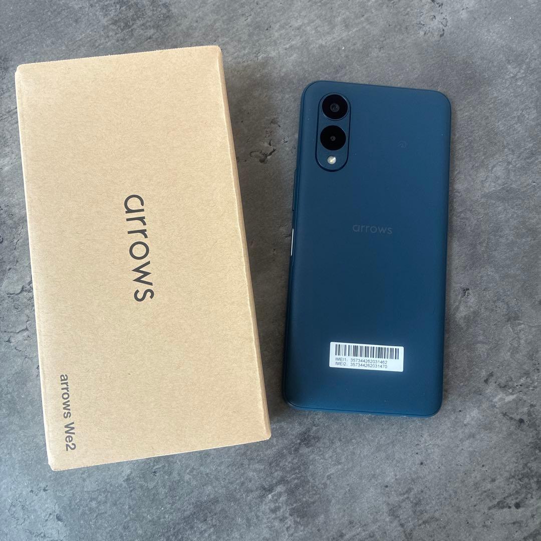 【新品未使用】arrows We02 ブルー 本体