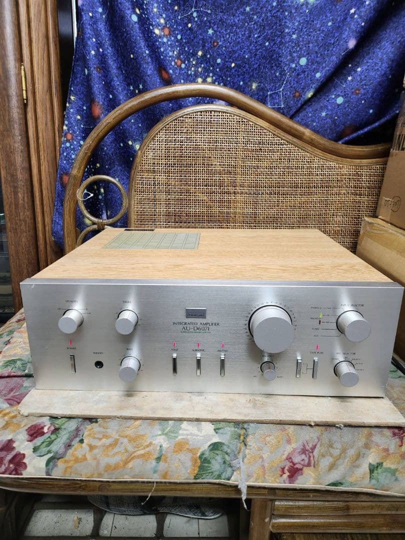 整備済！音出し確認済完動美品！山水プリメインアンプAU-D607F