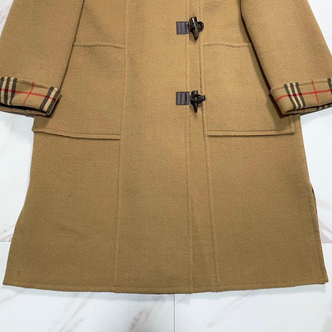 希少✨バーバリーズ ロングダッフルコート カシミヤ ダブルフェイス ノバチェック