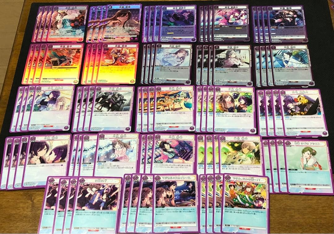 ユニオンアリーナ　シャニマス　紫アンティーカ　デッキ　vol2＋プレシャス　傷有