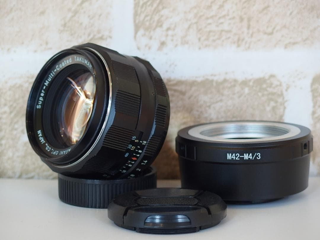 SMC Takumar 50mm F1.4 M4/3 マウントアダプターセット