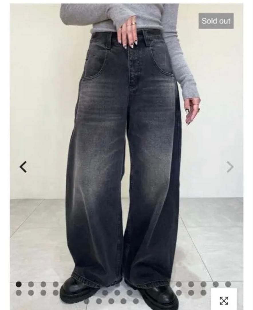 efu ♡ Black vintage curve denim