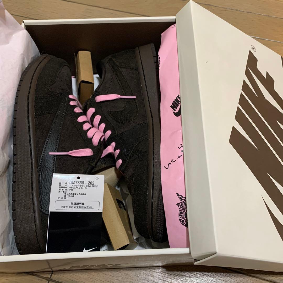 【美品】Travis Scott × Nike AirJordan 1 Low