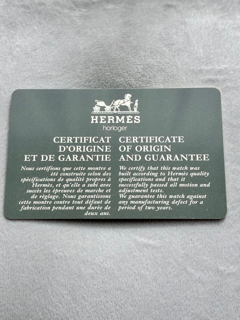 HERMES エルメス　ケリーウォッチ　ブラックレザー