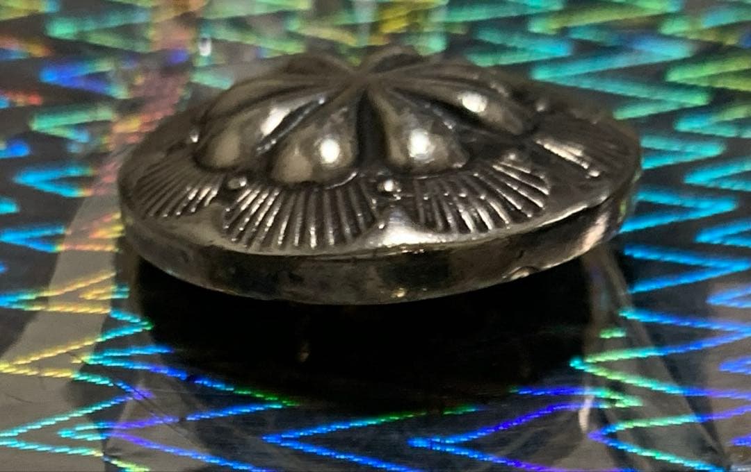 【美品‼️】 ☆BIGTWIN レア シルバーコンチョボタンタイプ