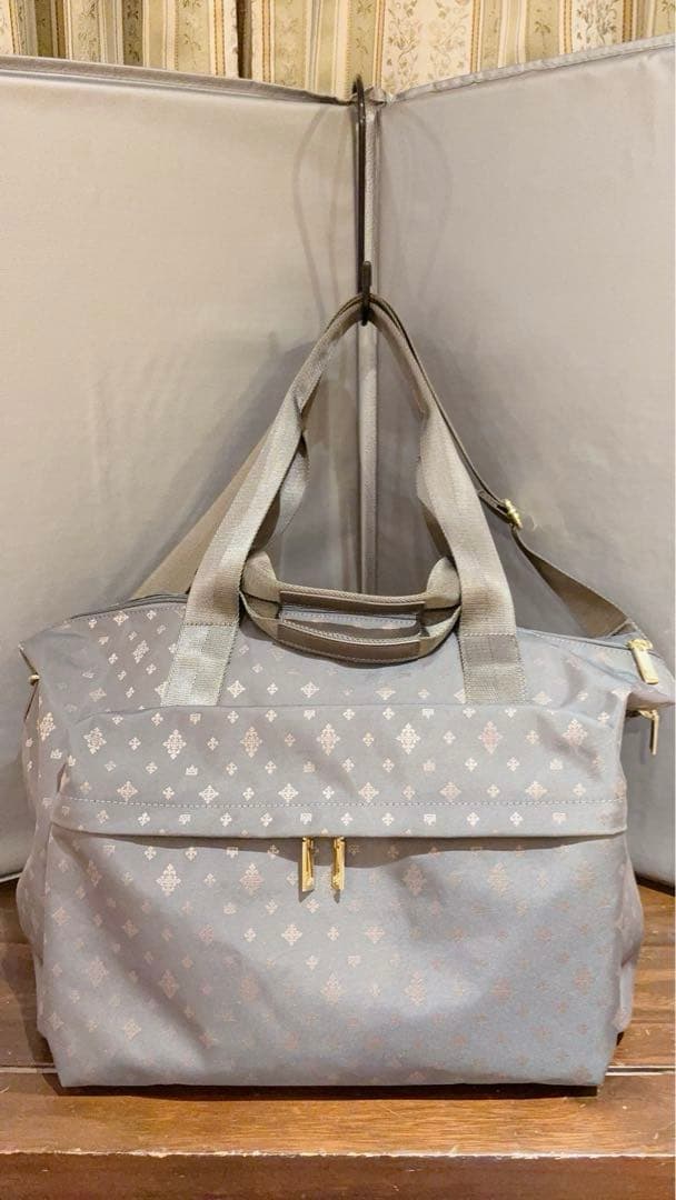 目々澤鞄 ボストンバッグ 3way グレー　商品番号 55025 おまけ付