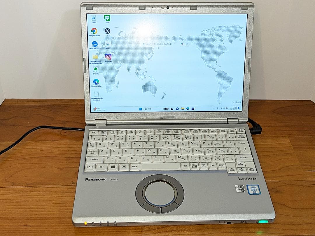 パナソニック レッツノート/Let's Note/付属品有/シルバー