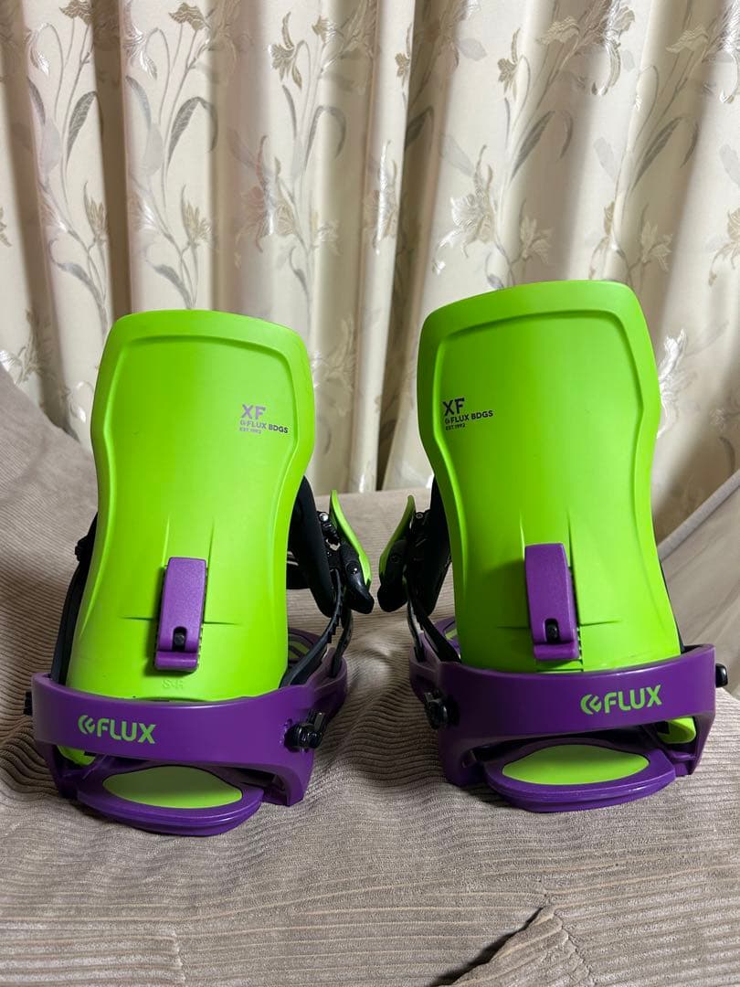 22-23 FLUX XF ビンディング Sサイズ　グリーン/パープル　使用２回