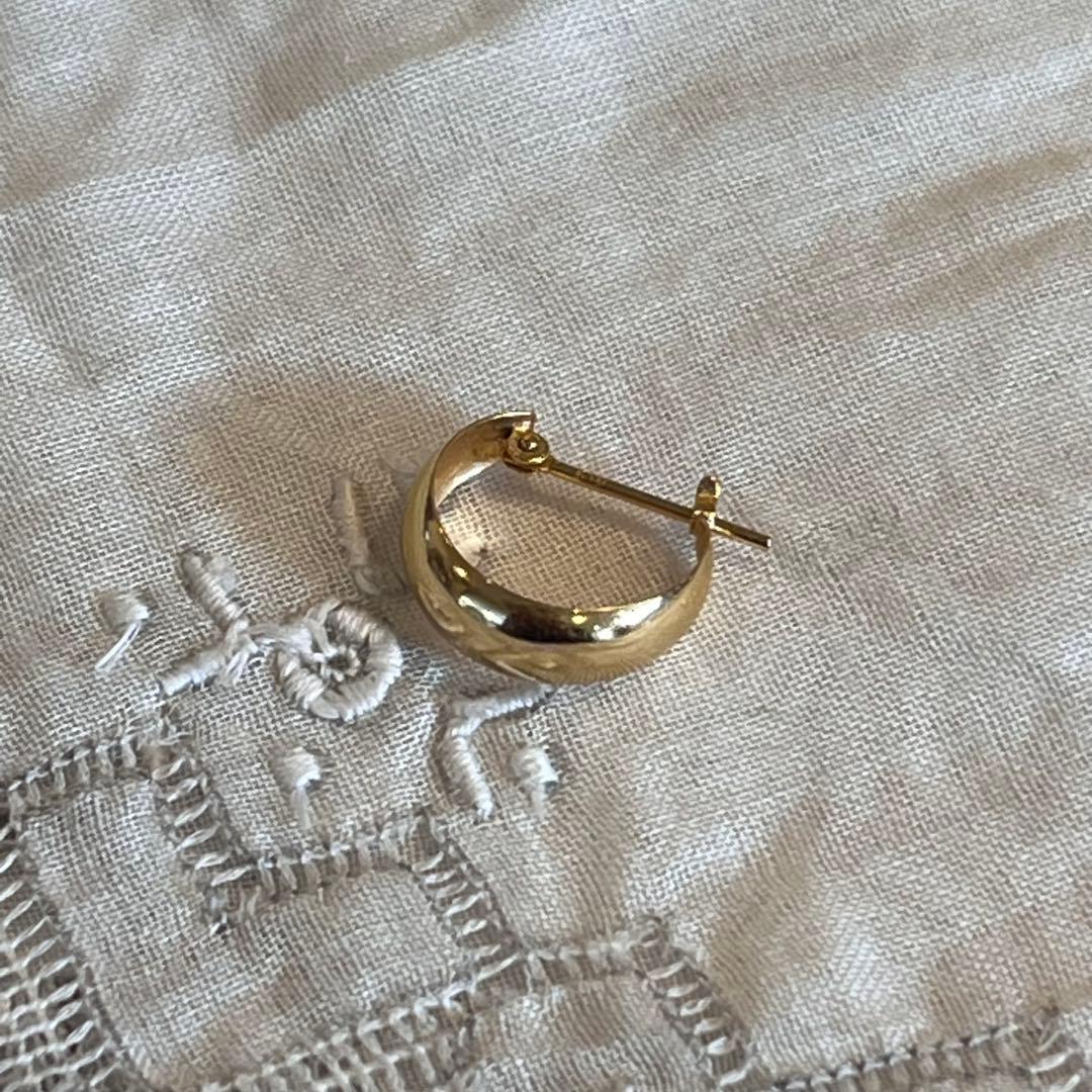 ジュエリーエクセレンテ　ムーンピアス　k18 5㎜×13㎜　月光ピアス　片耳