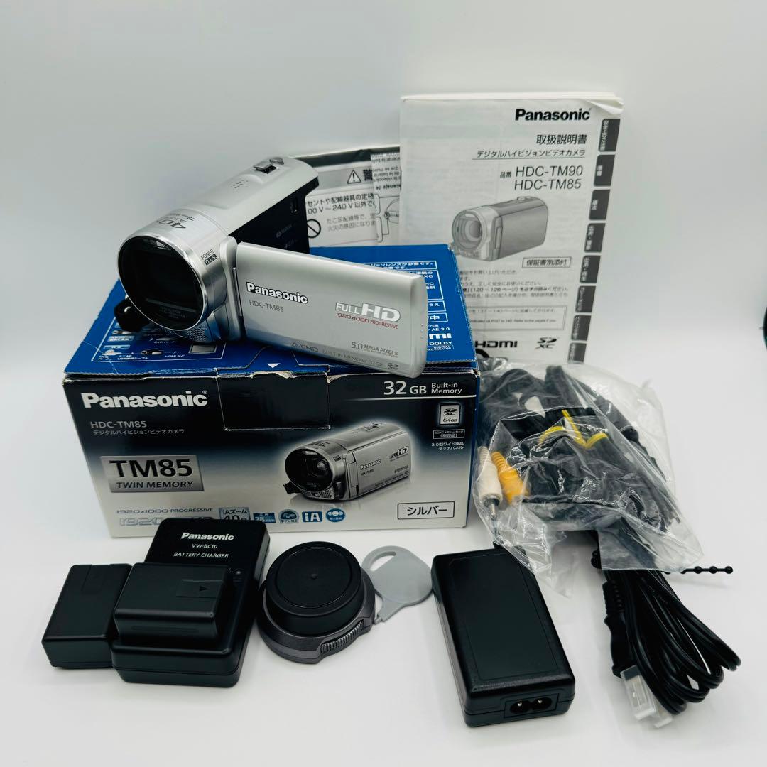 Panasonic パナソニック HDC-TM85 シルバー ビデオカメラ