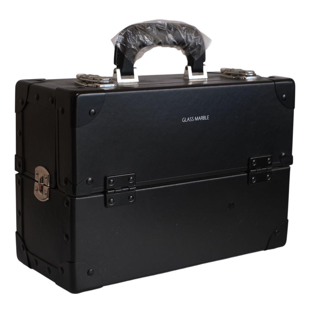 GLASS MARBLE メイクボックス ブラック 2段式　新同品