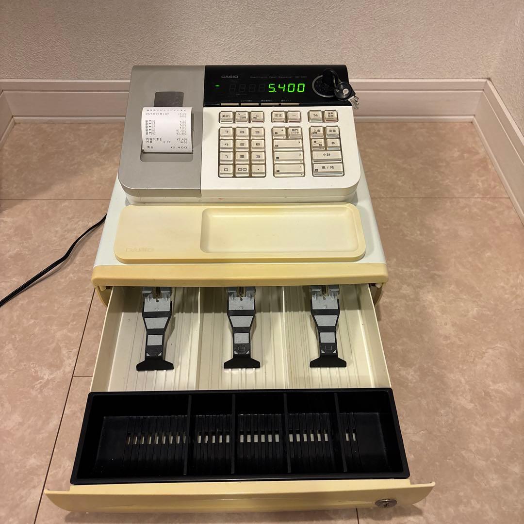 CASIOレジスターSE-S20 電子店名スタンプ付き