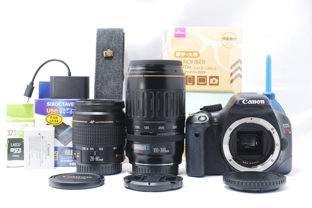 【初心者おすすめ望遠セット】Canon kiss X4 スマホ転送✨おまけ多数✨
