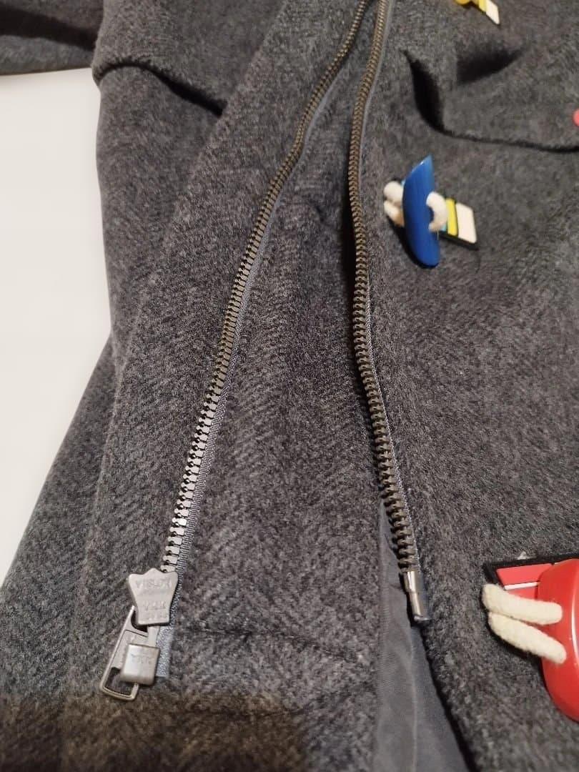 美品　ステラマッカートニー　ダッフルコート　グレー　14y 150 160