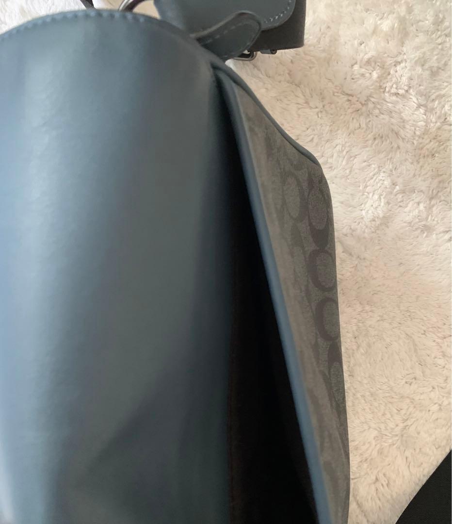 COACH メッセンジャーバッグ 合成皮革 ロゴ入り 保存袋付き✴︎美品✴︎