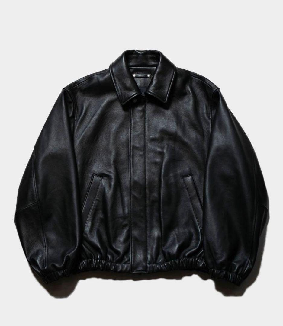 ジャケット・アウター SSSTEIN 25SS \"LEATHER ZIP SHORT JACKET\"