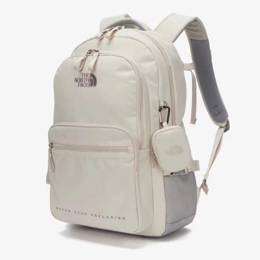 送料無料 ザノースフェイス DUAL POCKET BACKPACK クリーム