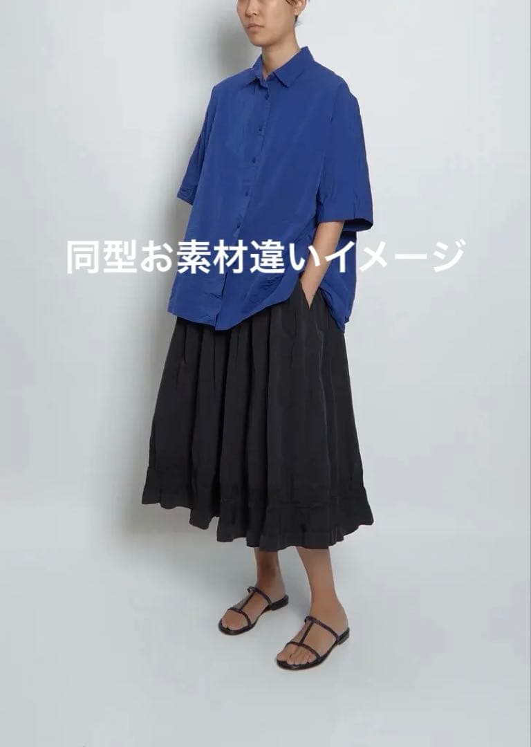 CASEYCASEYコットンリネンスカートdouble rideauxサイズXS