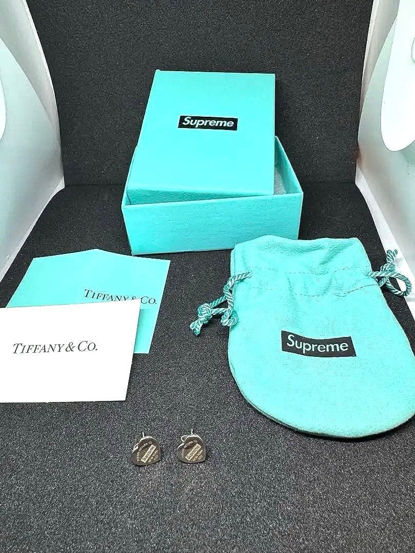 Supreme Tiffany ハート ピアス シュプリーム ティファニー