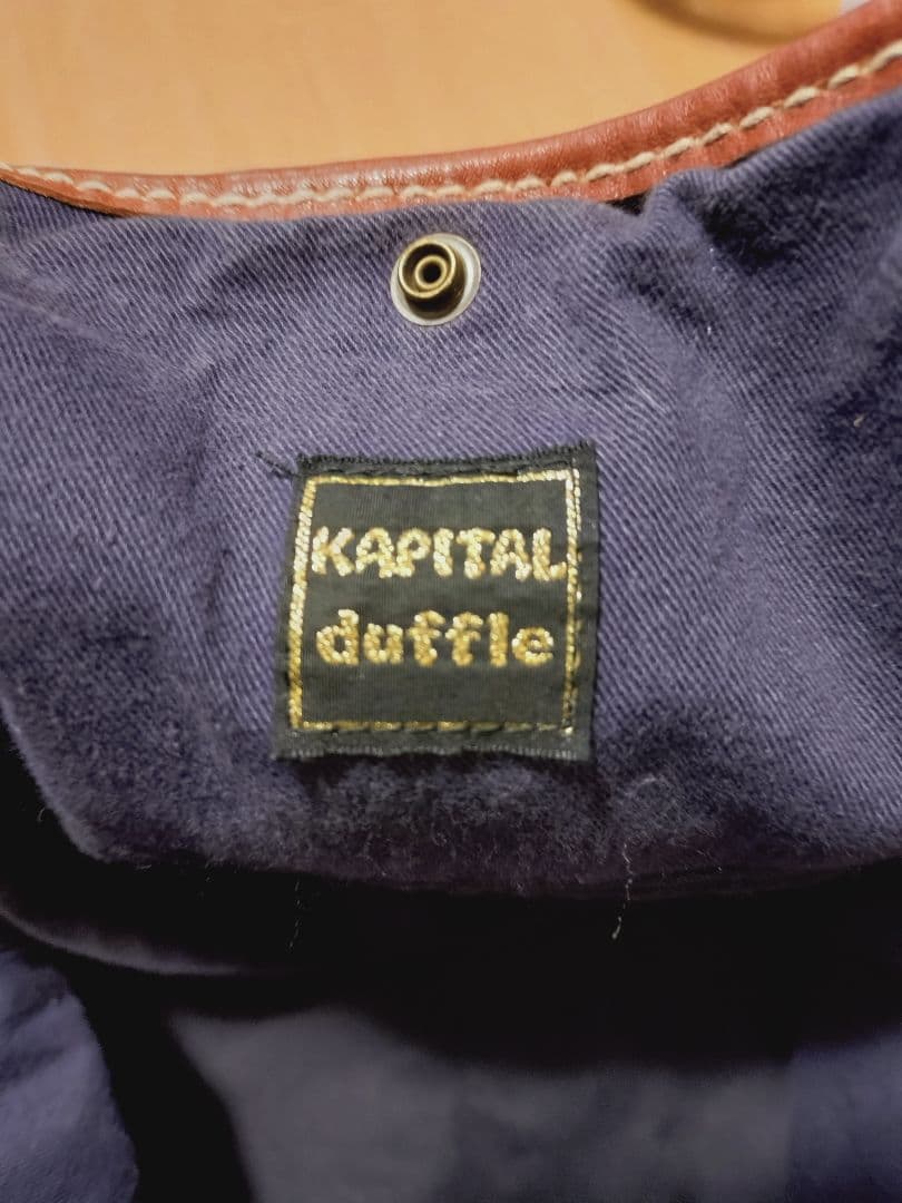 KAPITAL Duffle チェック柄トートバッグ ショルダーバッグ