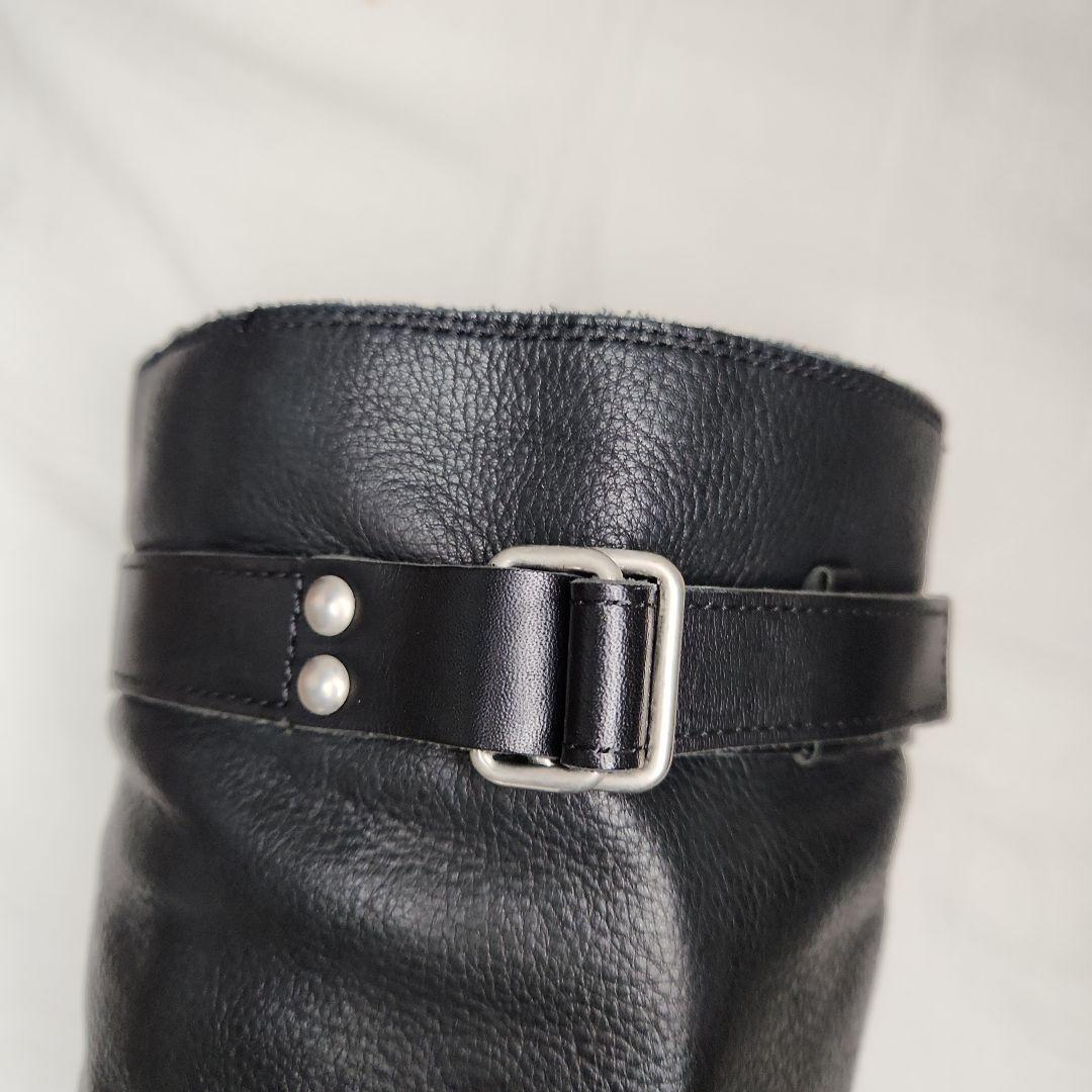 Y's ワイズ ヨウジヤマモト ソフトレザー ロング エンジニアブーツ 24cm