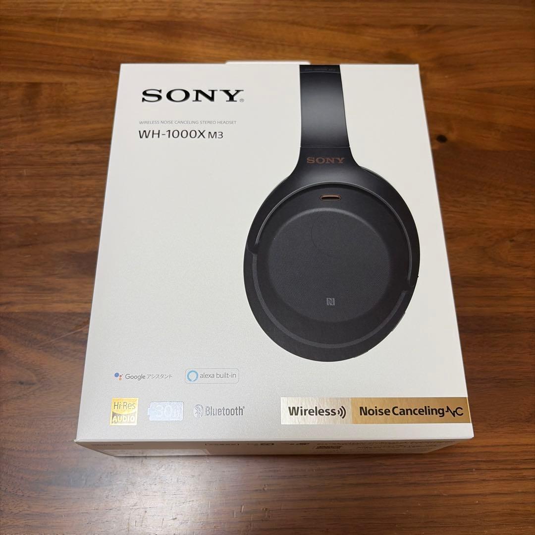 SONY WH-1000XM3 ブラック 箱あり【イヤーパッド美品】