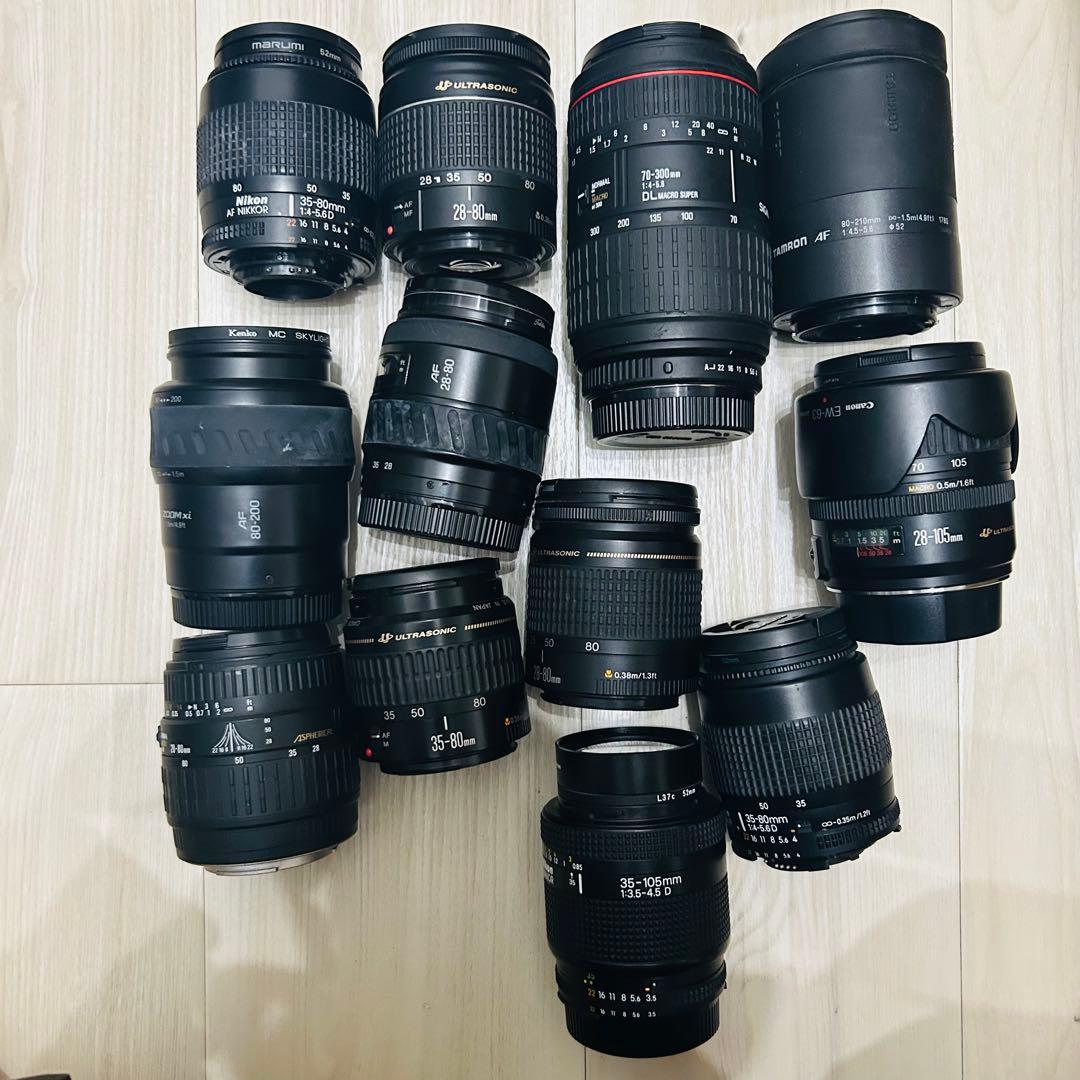 Canon Nikon SIGMA MINOLTA レンズ 12本まとめ