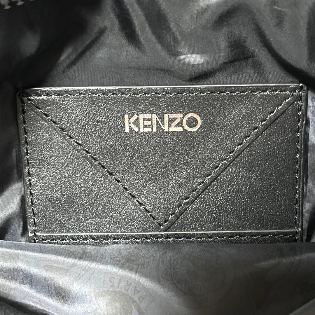✨入手困難✨ケンゾー KENZO ボディバッグ ウエストポーチ 黒 シルバー金具