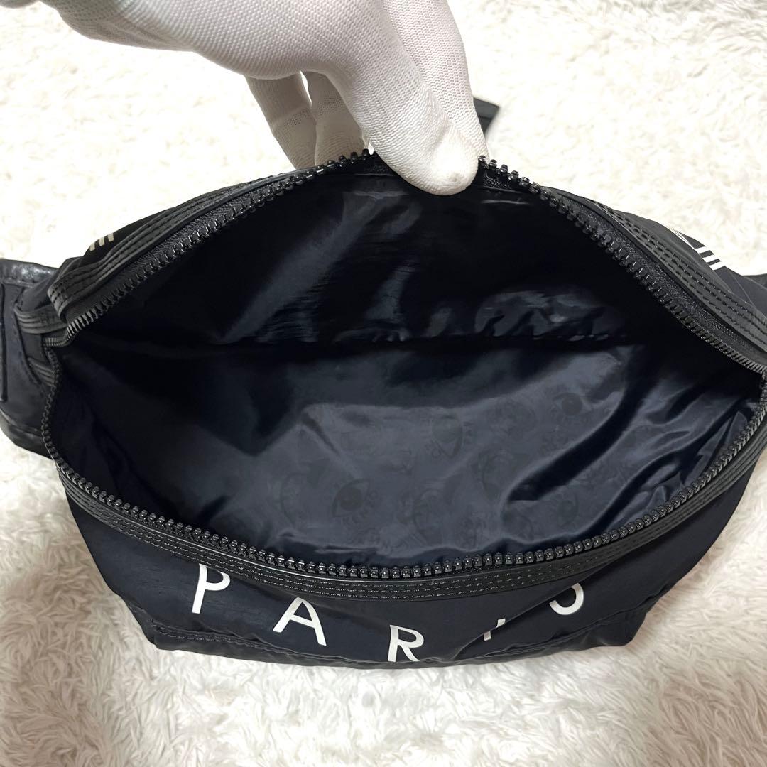 ✨入手困難✨ケンゾー KENZO ボディバッグ ウエストポーチ 黒 シルバー金具