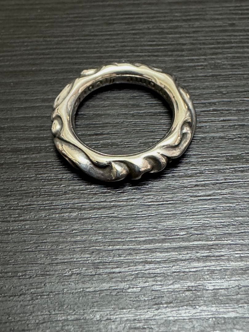 【正規品】クロムハーツCHROME HEARTS スクロールバンドリング 13号