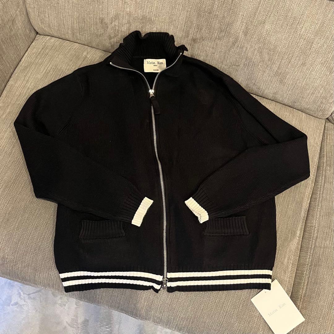 未使用 Matin Kim マーティンキム ジップアップ ニット