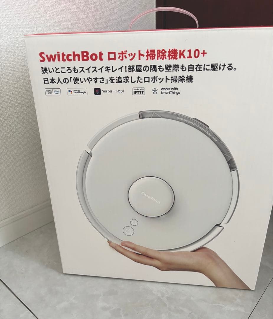 SwitchBot ロボット掃除機K10+ [吸引＋拭くタイプ（水拭き）]