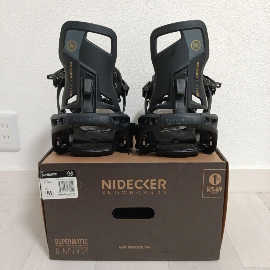 スノーボード NIDECKER SUPERMATIC BLACK 23-24 M
