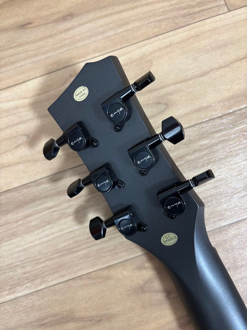 Enya Nova Go マットブラック アコースティックギター ケース付き