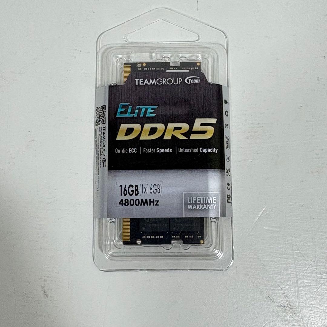 メモリー TEAMGROUP DDR5 16GB 4800MHz