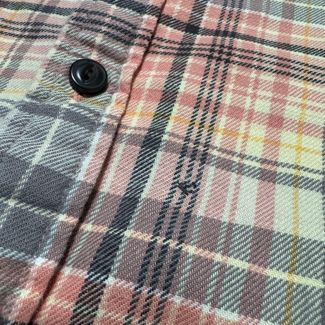 patagonia 20年製 フィヨルドフランネルシャツ ピンク ネルシャツ M
