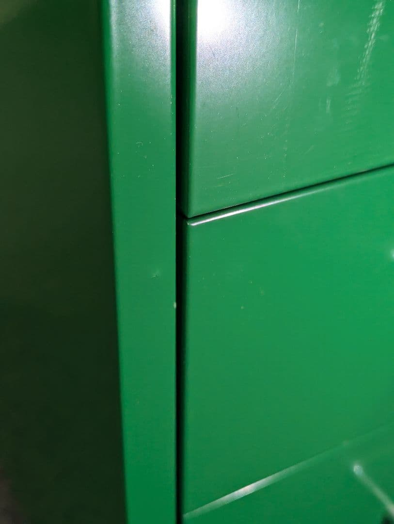 イケア ヘルメル グリーン キャスター付き 廃盤 IKEA