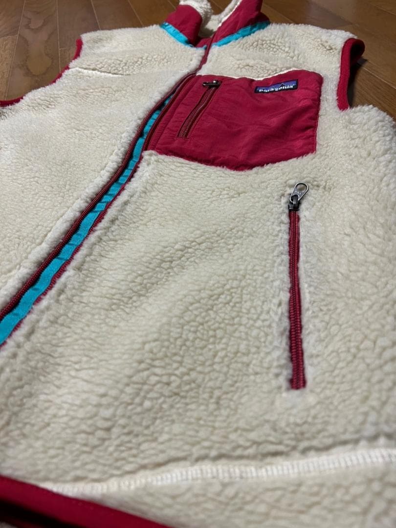 パタゴニア レトロX　ベスト　ナチュラル赤　Sサイズ