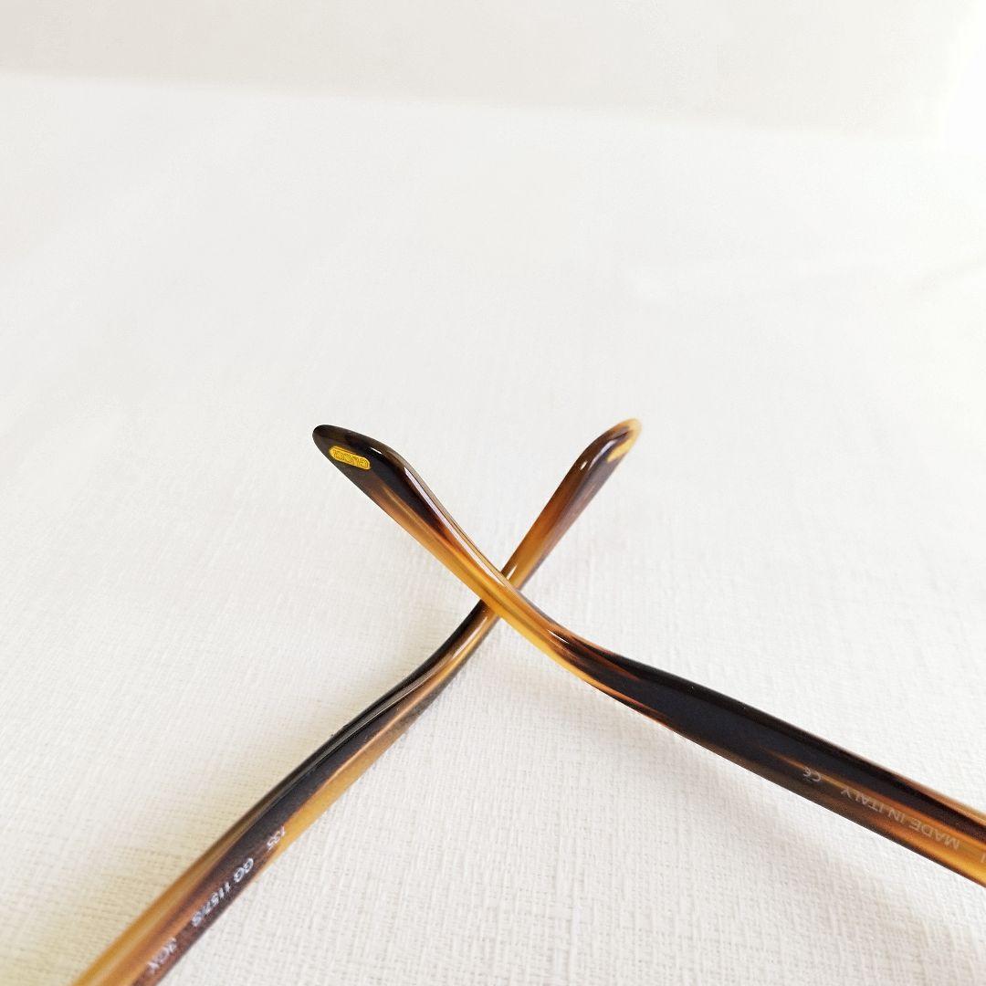 GUCCI サングラス　GG1157/S　オーバル　フルリム　べっ甲柄　ブラウン