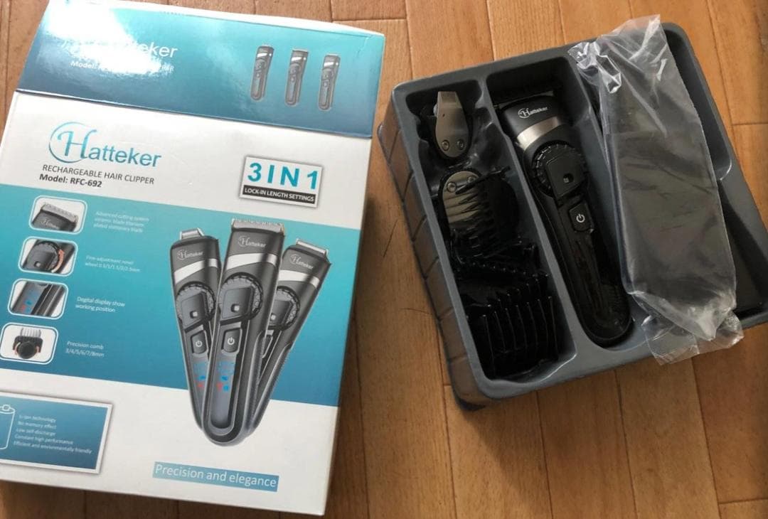 多機能＆高性能な最新モデル❣セルフカットも髭カットも自由自在♪❤万能バリカン