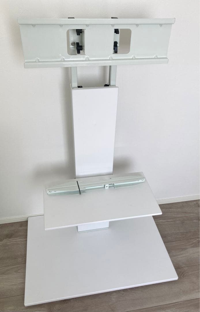 テレビスタンド/ホワイト/32〜65インチ対応/首振り型