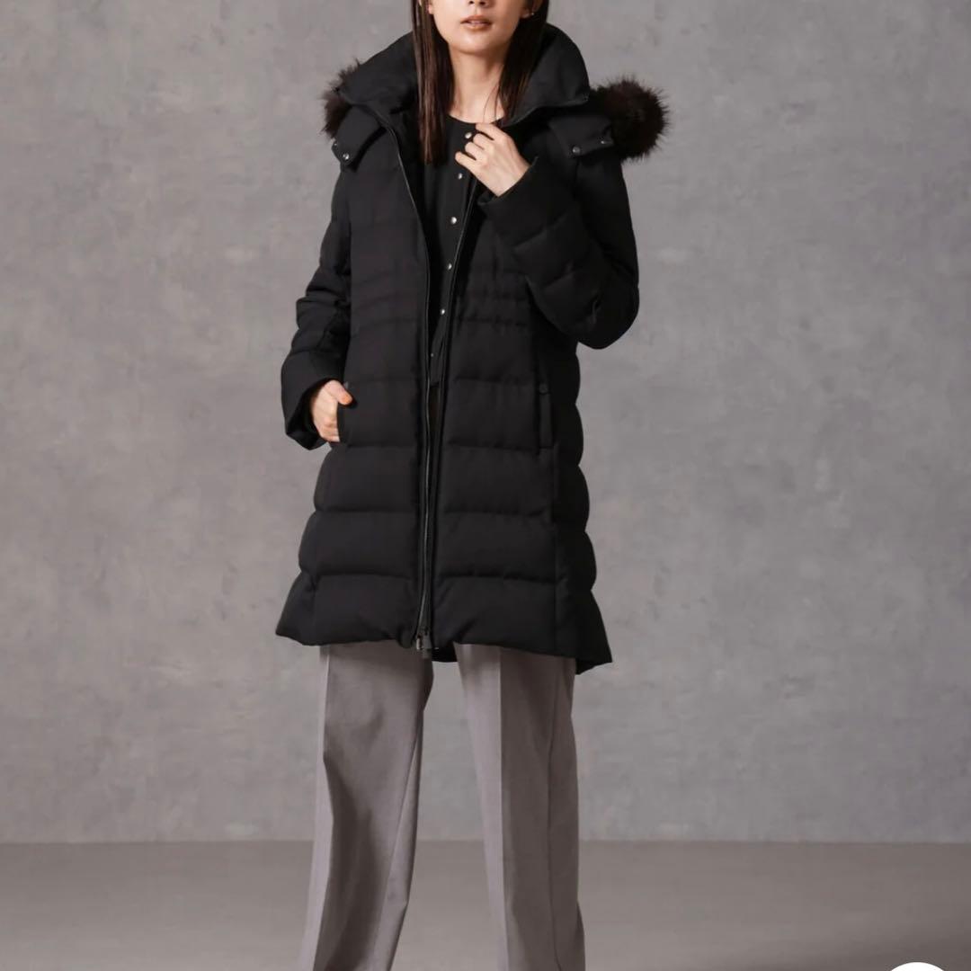 ナノユニバース　西川ダウン　2024 AW サージロングダウン　訳あり